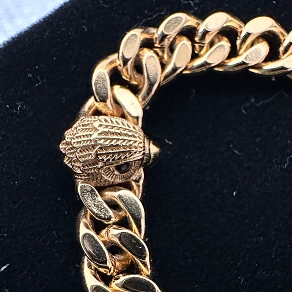 Kurt Geiger Gold-Tone Chain Bracelet - Picture 5 of 6